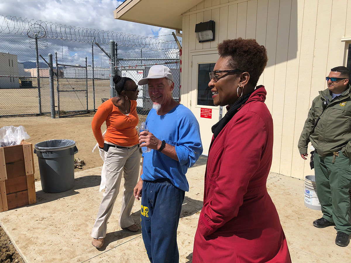 Avenal State Prison garden